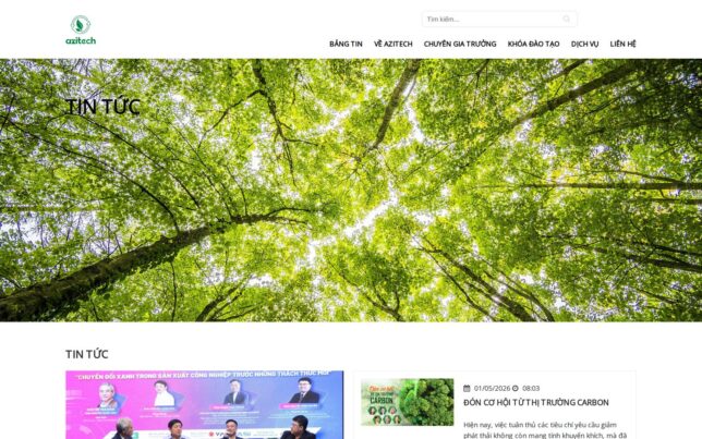 Screenshot der Website von EchoGreen