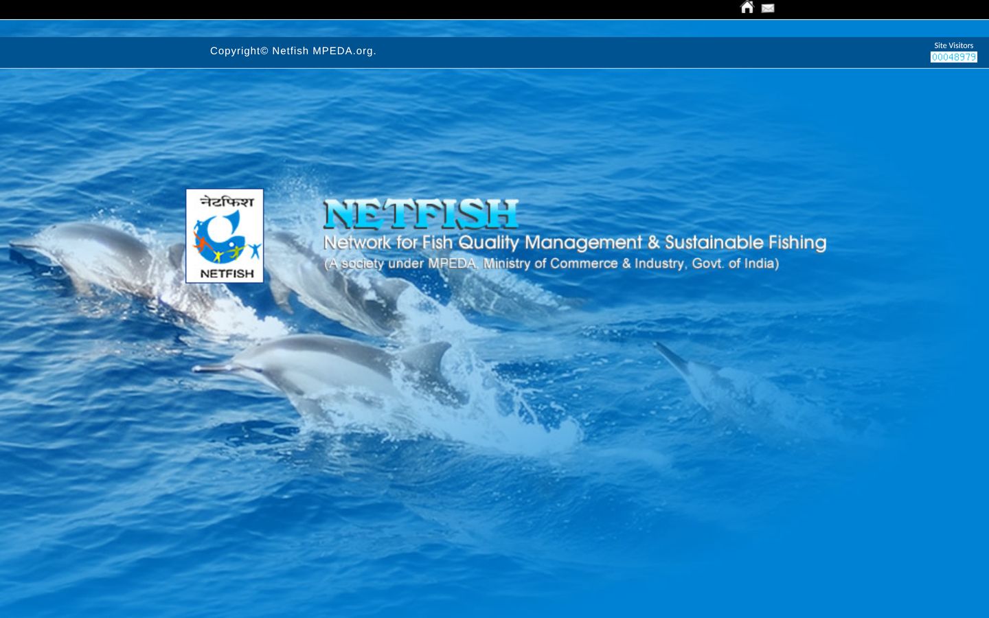 Screenshot der Website von NETFISH (MPEDA)