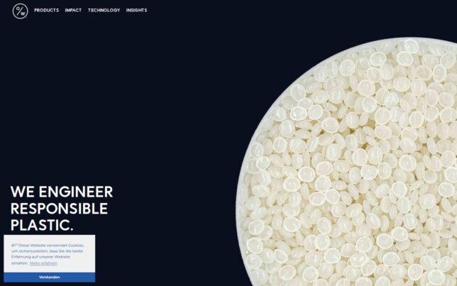 Screenshot der Startseite von Oceanworks